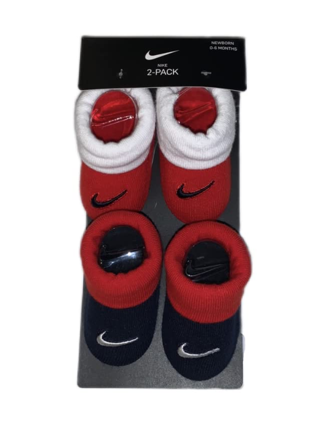 Nike Baby Boys Bootie Socks Size 0-6 Months Red/Black Product