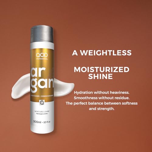 Image of QOD Professional Argan Conditioner 300Ml | Sulphate Free | Sodium Chloride Free, All, 1 Count