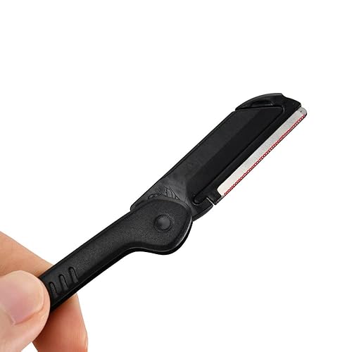 Miniatura 7 de The STAG Paquete de 4 maquinillas de afeitar para cejas y faciales multiusos - Maquinilla de afeitar facial Dermaplane - Afeitadora facial plegable