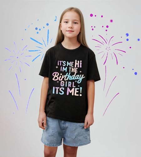 Image of Birthday Girls Shirts for Kids 1-12 Year