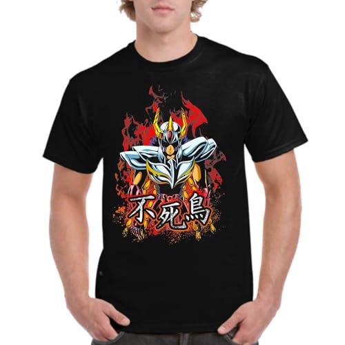 the Fan Tee Camiseta de Adulto de Hombre Dibujos Animados Zodiaco Caballeros de Atenea 171 L