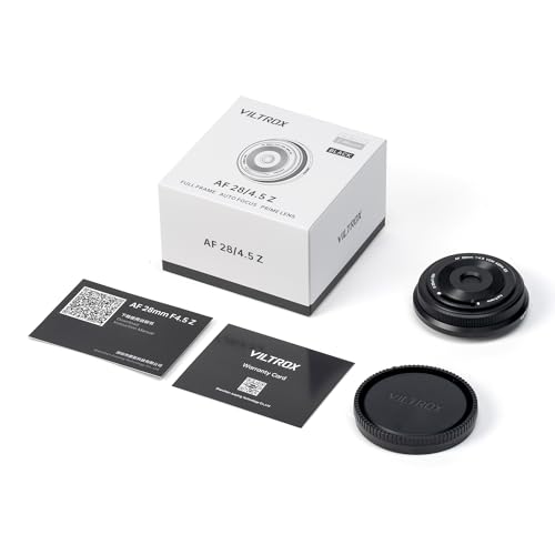 Image of VILTROX 28mm f4.5 Pancake Lens Z, AF 28mm f4.5 Z Mount Lens for Nikon, Full Frame Z Mount for Nikon Z7ii Z8 Z5 Zfc Z6ii Z6iii Z50 Zf