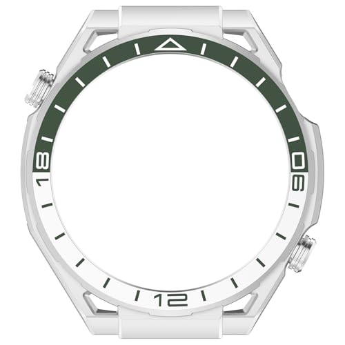Huawei Watch GT6 46mm�p �ی�P�[�X ����E�H�b�`�t���[���o���p�[ (�O���[��)