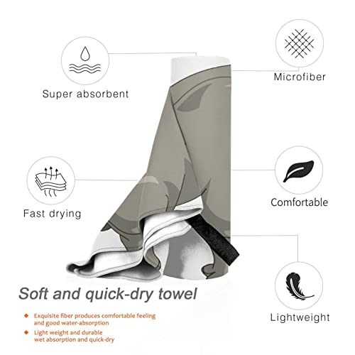 Serviette de plage en microfibre pour camping et gym - 4