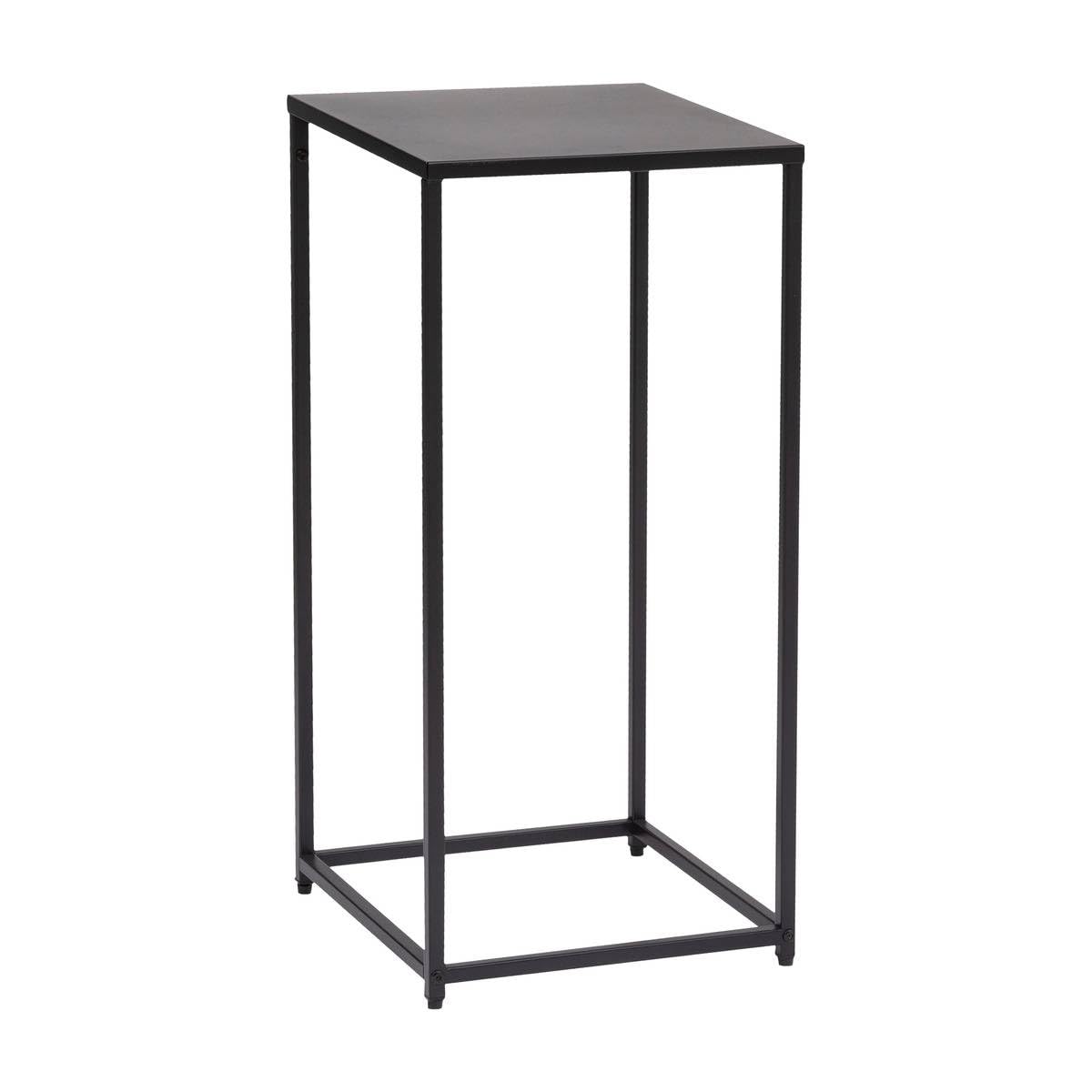 Atmosphera - Juego de 2 mesas Nido Gota, Metal Negro, Altura 74 cm - para salón, Dormitorio y Mesa Auxiliar