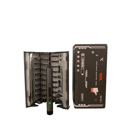 Juego de destornillador eléctrico 138 en 1 naranja miniatura 6