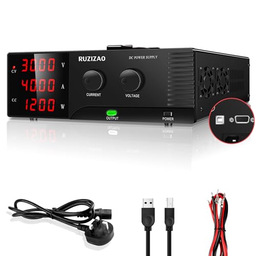 RUZIZAO 30V 40A 1200W Bench Power Supply