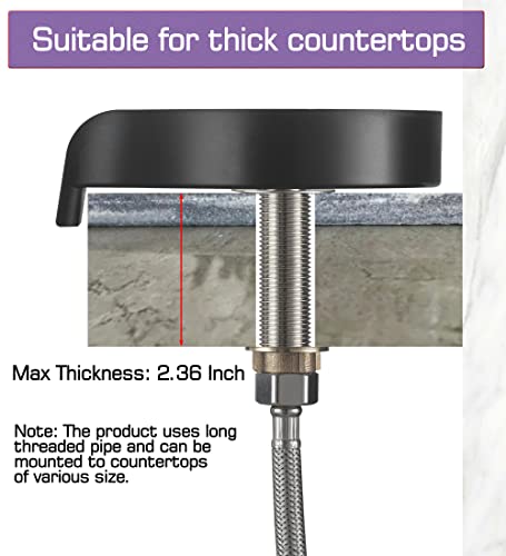 Glass Rinser For Kitchen Sink, Cup Cleaner For Sink, Baby Bottle Washer, Faucet Replacement Parts Fit For Thick Granite Countertop, Automatic Sprayer For Beer Bottle, Coffee Cup, Milk Bottle, Jam Bowl #TOP3