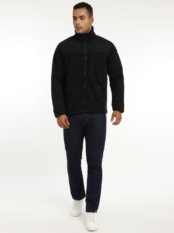 Image of MOUNTMILLER Men's Ripstop Dual Superbond HLKN Fleece Tactical Jacket | Water Repellant | Multi-Pocket | Abrasion-Resistant | Ideal for Outdoor, Hiking & Trekking