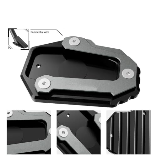 Extension béquille moto Ducati Multistrada 1260 S support élargisseur gris