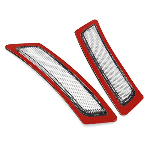 Image of 2pcs for BMW F10 5 Series 2011-2014 Front Side Marke Fender Bumper Reflector (White)
