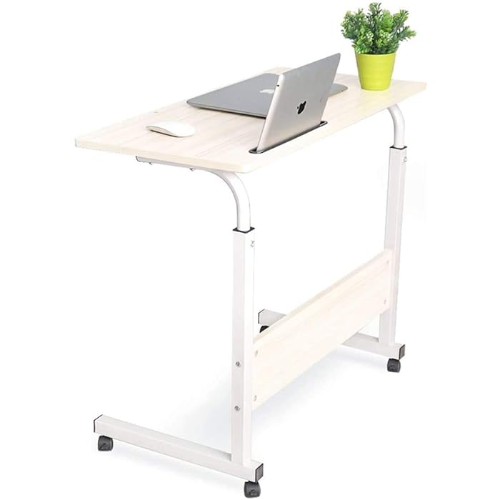 Buy Bedside Computer Table,Overbed Table,TV Tray with Swivel Wheel