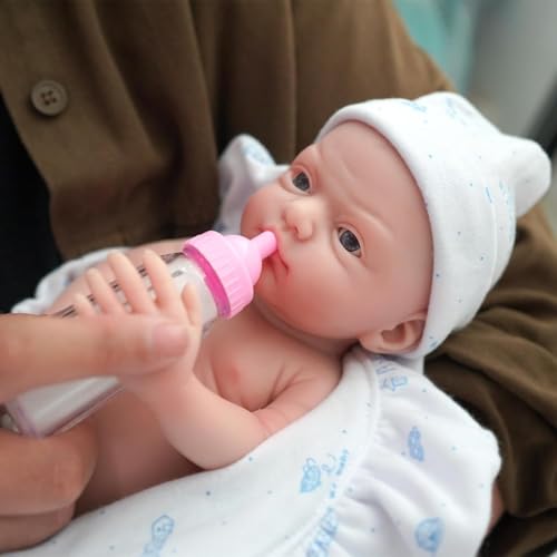 Muñeca Reborn Niño 12 pulgadas Silicona Realista miniatura 4