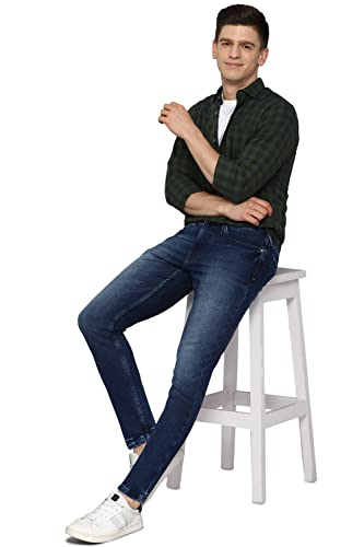 Image of Allen Solly Navy Jeans