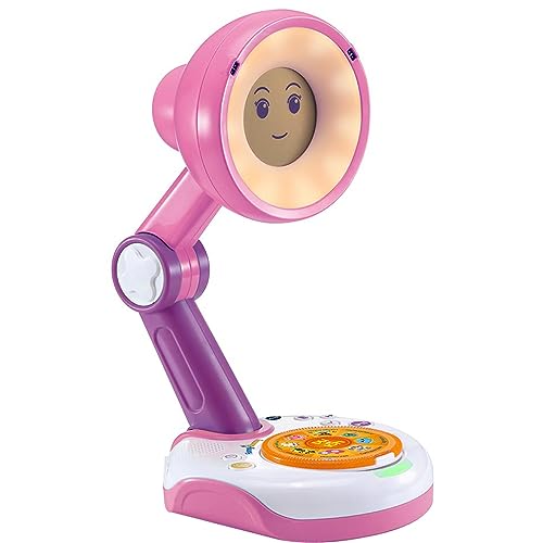 Vtech Funny Sunny – Interaktive Lampen-Freundin pink – Führt durch den Tag, erzählt Geschichten, spielt Spiele, animiert zur Bewegung – Mit Uhr- und Wecker-Funktion – Für Kinder von 3-8 Jahren