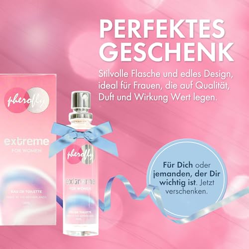 Pherofly® extreme for women - für Damen mit Pheromonen-Effekt Aphrodisiakum Parfum-Zerstäuber für unterwegs Bodyspray (verschiedene Varianten) (15 ml, Extreme)