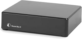 Project Record Box E - Previo de Phono para Capsulas MM y MC. Salida DAC y USB para Grabar Registros digitalmente. Salida Digital 48kHz/16Bit. Color Negro.