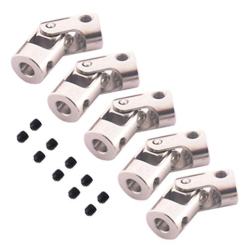 5Pack Vgoohobby Universal Rotatable Steering Shaft U Joint Coupling Motor Connector Coupler for RC...