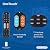 Philips BigEZ OneTouch Big Button Universal TV Remote for Seniors, Easy to Use, Replacement Remote for Samsung, LG, Sony, Vizio, Roku TV, Backlit Buttons, 2 Device, Black, SRP3945B/37