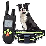 Dog Training Collar, Beep Vibration and Shock Modes Long Remote Range Long Standby time Dog Seeking...