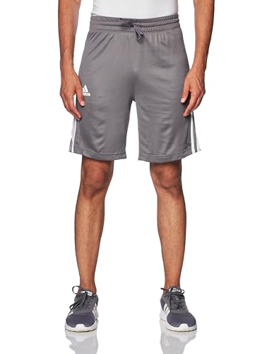 Short en tricot à 3 bandes vêtement sport homme short noir