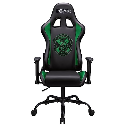 Subsonic - Chaise gaming Harry Potter Serpentard, fauteuil gamer Noir taille L