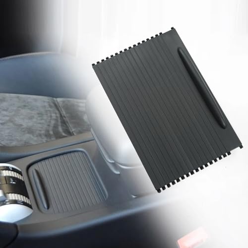 Hacreyatu Car Front Center Console Cup Holder Roller Blind Cover Fit for Porsche Cayenne 2003-2010 7L5862531