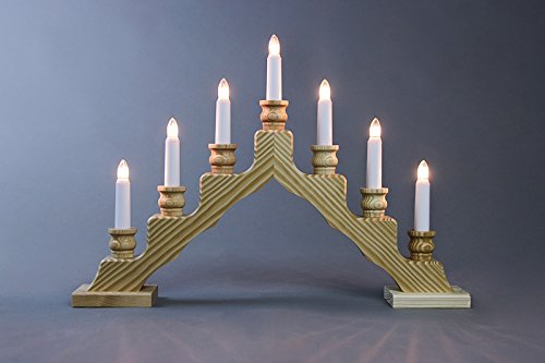 Voûte légère artisanale en bois naturel Rudolphs Schatzkiste de style suédois