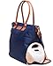 Sarah Wells Abby Breast Pump Bag with Real Leather Straps (Navy)
