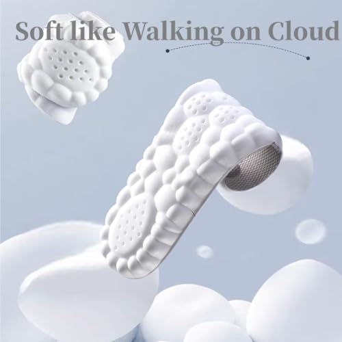 Image of Insoles Men, Shoe Inserts for Men, 4D Cloud Insoles for Men and Women, Steeper Insoles for Boots & Sneakers, Cuttable, Anti Fatigue, Shock Absorption, Foot Pain Relief (S:Women5.5-8.5)