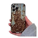 Novelty 2025 Vintage Rust Phone Case for iPhone 16 Pro Max - Industrial Grunge Distressed Metal Look, Shockproof Protective Cover (for iPhone 13 pro max,style6)