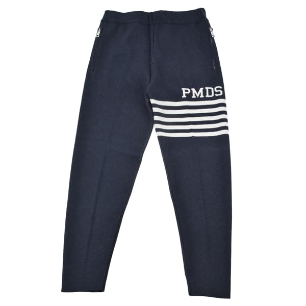 P.M.D.S. ピーエムディーエス CAIRO/カシミア混 ニット ジョガーパンツ/F25PMA513 BLUE [並行輸入品]