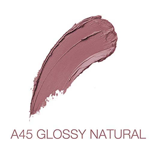 Image of Iba Pure Lips Moisture Rich Lipstick for Women- A45 Glossy Natural, 4g | High Glossy, Creamy Finish & Smooth Texture| Hydrated Lips | Enriched with Vitamin E, Coconut Oil & Shea Butter | Intense Colour & Highly Pigmented | Lip Makeup