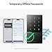 Aqara Smart Lock U50, Keyless Entry Door Lock with Apple Home Key, Bluetooth Deadbolt Lock, App Remote Control, Supports Apple HomeKit, Matter, Google Home, Alexa, IFTTT, Black
