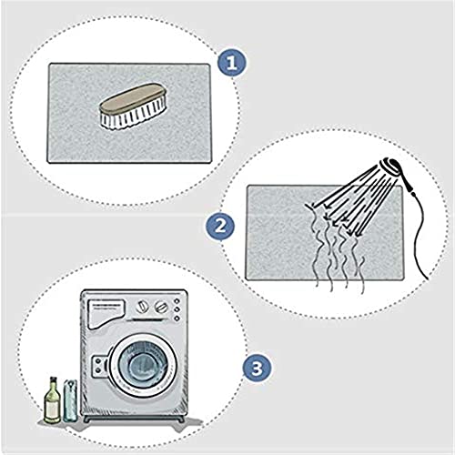 Tapis de salon moderne gris à motif plume pour sublimer votre coin bureau ou votre balcon - 7