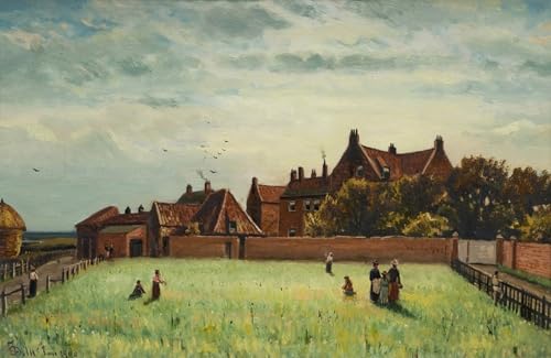 Tableau Impressions d'art Mural Bents House Vintage Poster de Peintre en Grand Format 60x90cm