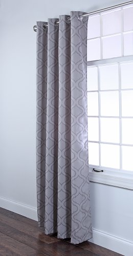 Home Products – Painel com ilhós Jacquard Sutton, 137 x 213 cm, p...