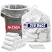 Reli. Wholesale 250 Count Trash Bags (33 Gallon) (Clear) - High Density Rolls (Can Liners, Garbage Bags with 30-35 Gallon Capacity)