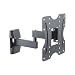 Produktbild PureMounts FM11-200 Wandhalterung für TV Geräte mit 58-107cm (23-42"), VESA: 200x200, neigbar: 3°/-10°, schwenkbar: +/-90°, Wandabstand: 56-300mm, Traglast max: 30kg, schwarz