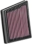 K&N Engine Air Filter: Reusable, Clean Every 75,000 Miles, Washable, Premium, Replacement Car Air Filter: Compatible 2017-2020 FORD (EcoSport, Fiesta, VII, Tourneo, Courier, Transit, Connect), 33-3117