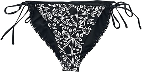 Gothicana by EMP Bas De Bikini Noir avec Pentagramme & Roses Femme Bas de Bikini Noir M Cover