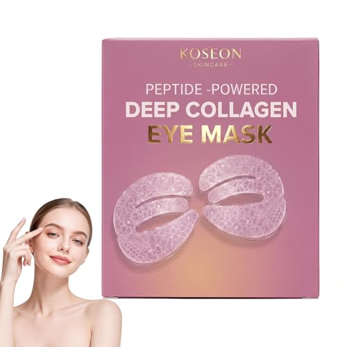 HACHIAC Koseon Collagen Eye Mask Peptide-Powered Deep Collagen Eye Mask with Collagen Peptide Under Eye Patches 360 Fit Eye Patches for Fine Lines Eyes and Dark Circles (1 pcs)