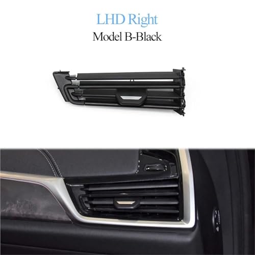 Rejilla de ventilación derecha en negro y cromo para BMW X5, X6 y X7 modelos 2019 a 2022 2