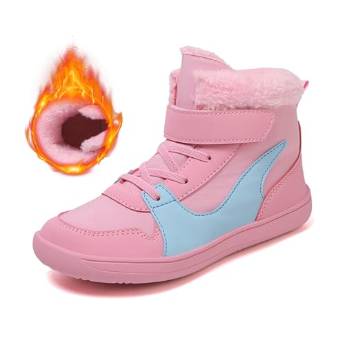 Kids High Top Sneakers Boys Girls Lightweight Comfort Barefoot Shoes Toddler Little/Big Kid Training Sport Shoes3