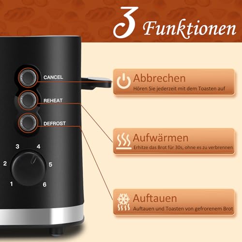 Der ausgezogene Krümelablauf am Aigostar Energy Toaster erleichtert die Reinigung nach täglichem Gebrauch.
