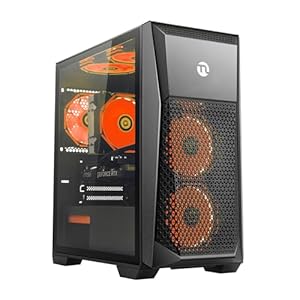 Supreme Master Gaming PC Desktop,AMD Ryzen 7 8700F 8 core 4.1GHz(up to 5.0GHz),GeForce RTX 4060 8GB,16GB DDR5 RAM 6000MHz,1TB NVME SSD,650W PSU,11AC Wi-Fi, Windows 11 Home 64-bit,Black