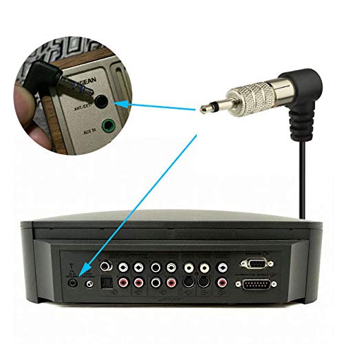 Antena FM 75 Ohm Antena FM para Pioneer Onkyo Yamaha Marantz Bose Wave Sistema de música Interior Digital HD Radio FM Radio FM Bluetooth Receptor estéreo AV Audio Video Receptor de cine en casa 8
