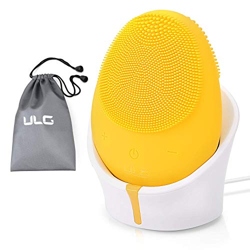Facial Cleansing Brush Liquid Silicone ULG Electric Face Scrubber Massager for Deep Cleaning, Removing Blackhead, Anti Aging, Skin Exfoliation