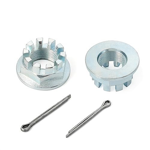 2Pcs Rear Axle Castle Nuts 20mm & Pins For HONDA Foreman Rancher Recon TRX 250 350 400 420 450 500 Rincon 650 680 Pioneer 500 700 1000 90304-HM7-A10 - Thumbnail 4