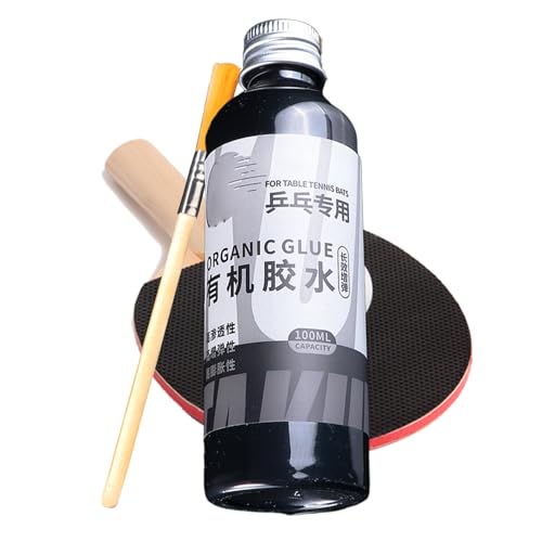 Generisch Pegamento para raquetas de tenis de mesa, 100 ml, limpiador de raquetas de tenis de mesa, para entrenamiento diario y uso competitivo